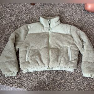 NWT Sherpa Coat Size M